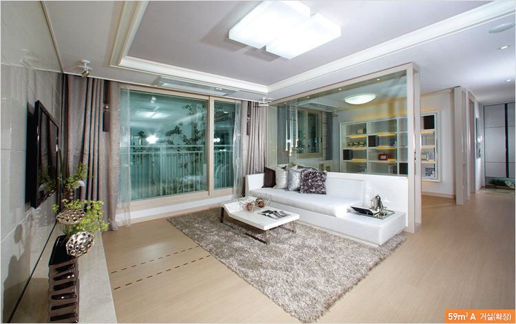 59㎡A 거실(확장) 이미지
